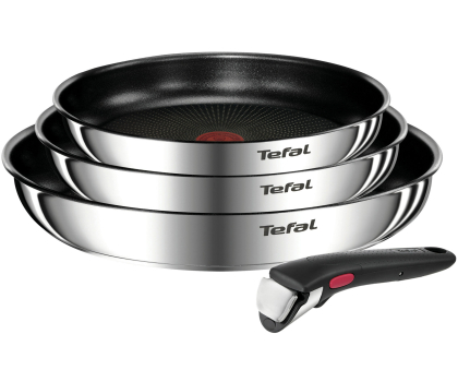 Wyposażenie kuchni TEFAL Zestaw INGENIO EMOTION 4 elementy: patelnia 22cm / 24cm / 28cm + rączka